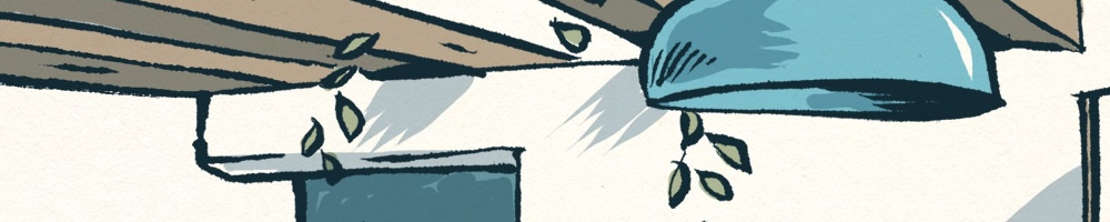 Abstract detail of comic panel