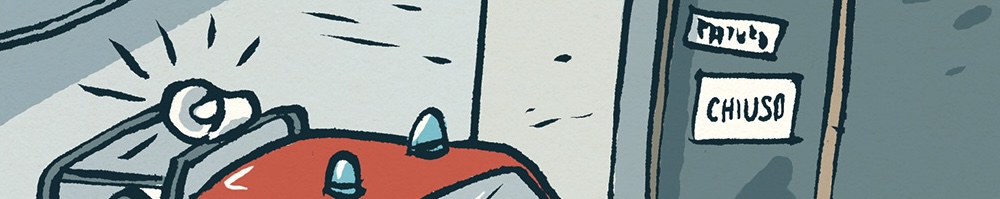 Abstract detail of comic panel