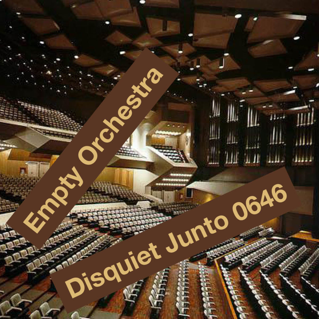 The cover image for this week's project is a picture of an empty symphony hall with the name and number of the project superimposed 